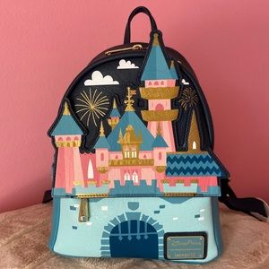 Loungefly Disneyland castle backpack